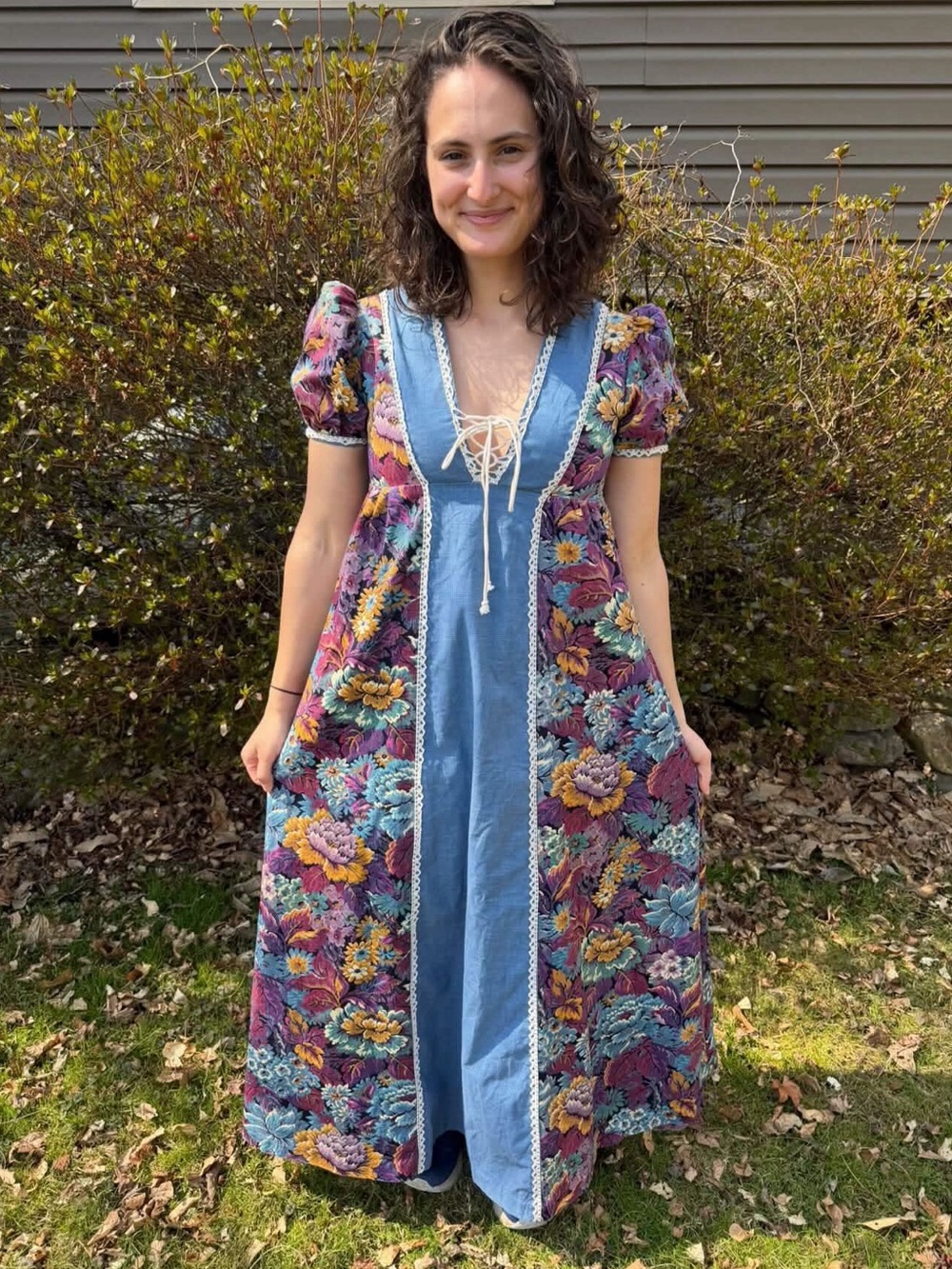 Rare Black Label Tapestry Gunne Sax - Picture 2 of 6